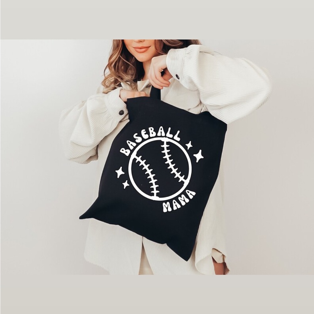 Baseball mama tote